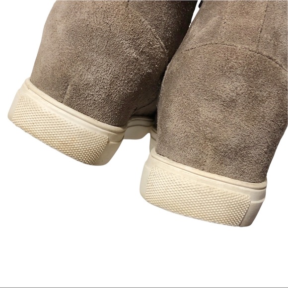 Steve Madden Cacia Leather Hidden Wedge Boots - Picture 15 of 16